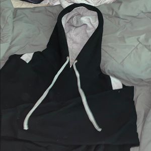 black hoodie
